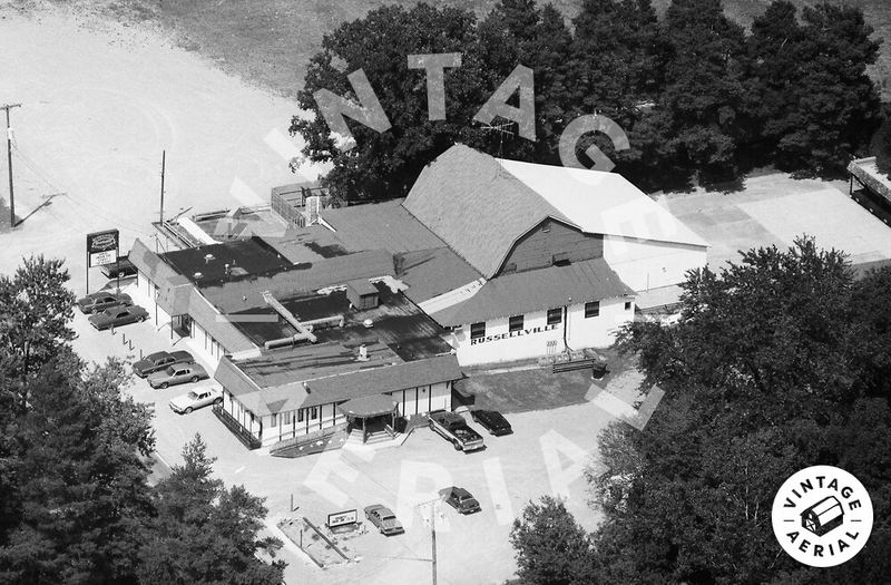Russellville Ballroom - 1987 Aerial (newer photo)